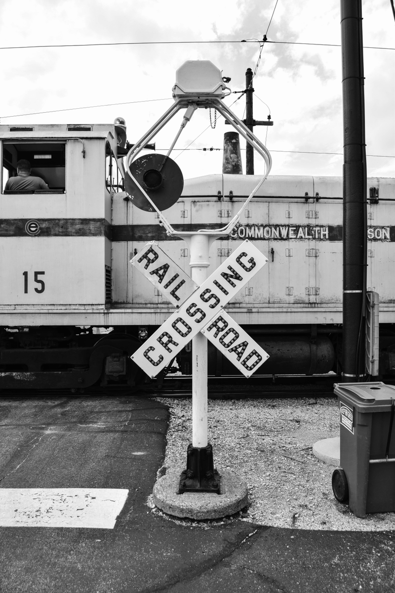 Illustration for article titled Illinois Train Museum B&W